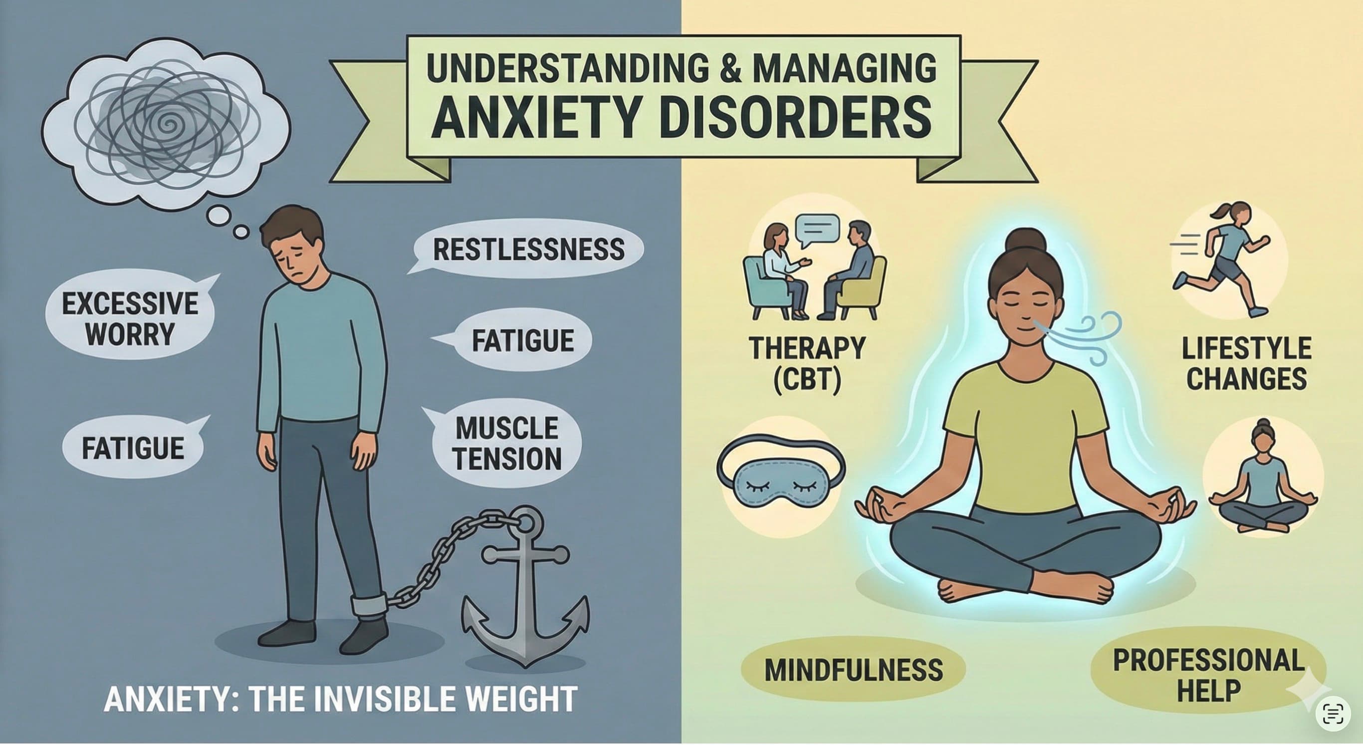 Understanding the Invisible Weight: A Guide to Anxiety Disorders