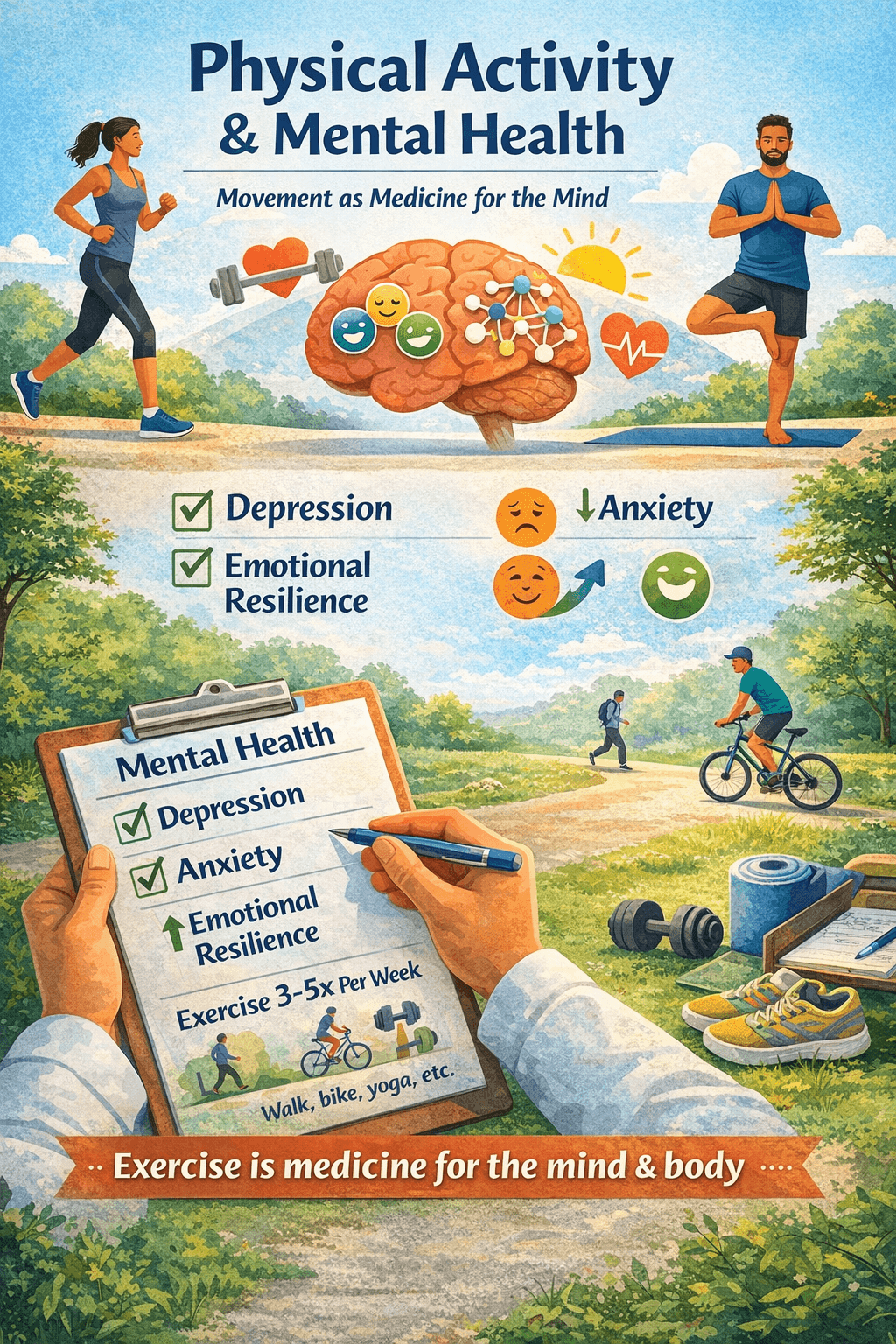 Physical Activity and Mental Health: More Than Just “Feel-Good” Advice